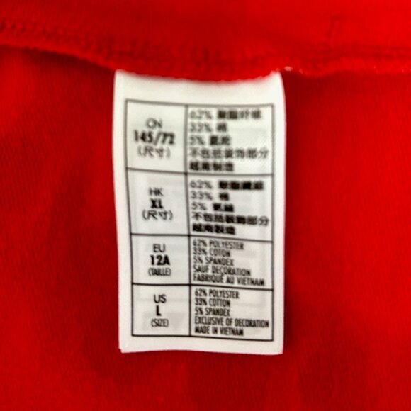 Disney Minnie Mouse “Believe in the Bow” Red Zip-Up Hoodie – Girls - Picture 9 of 11